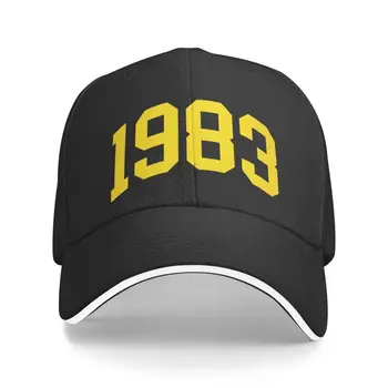 Модная бейсболка Унисекс 1983 года рождения, бейсболка для взрослых, регулируемая шляпа для папы, женская Мужская спортивная кепка