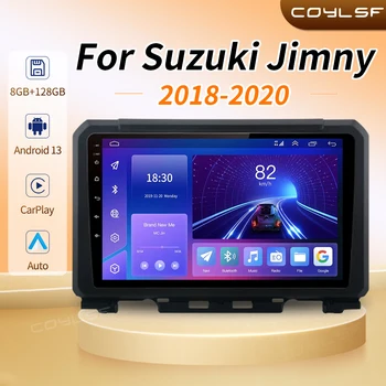 Автомобильный радиоприемник Android 13, мультимедийный видеоплеер для Suzuki Jimny JB64 2018 - 2020 Carplay GPS Навигация Стерео IPS сенсорный экран 4G