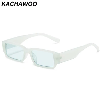 Прямоугольные солнцезащитные очки Kachawoo, женские зеленые розовые коричневые модные солнцезащитные очки для мужчин, очки унисекс, прямая поставка, европейский стиль